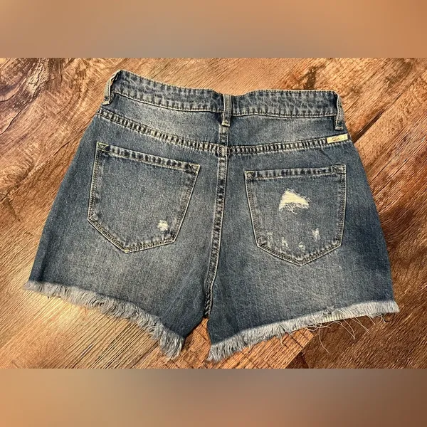 Kancan Denim Shorts Size Small Blue - Image 2