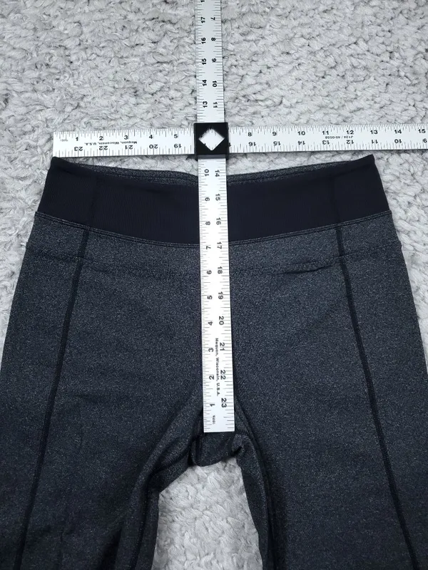 Lululemon Sequence Pants Luon Bootcut Black Gray Back Pockets Women's size 8 - Image 5