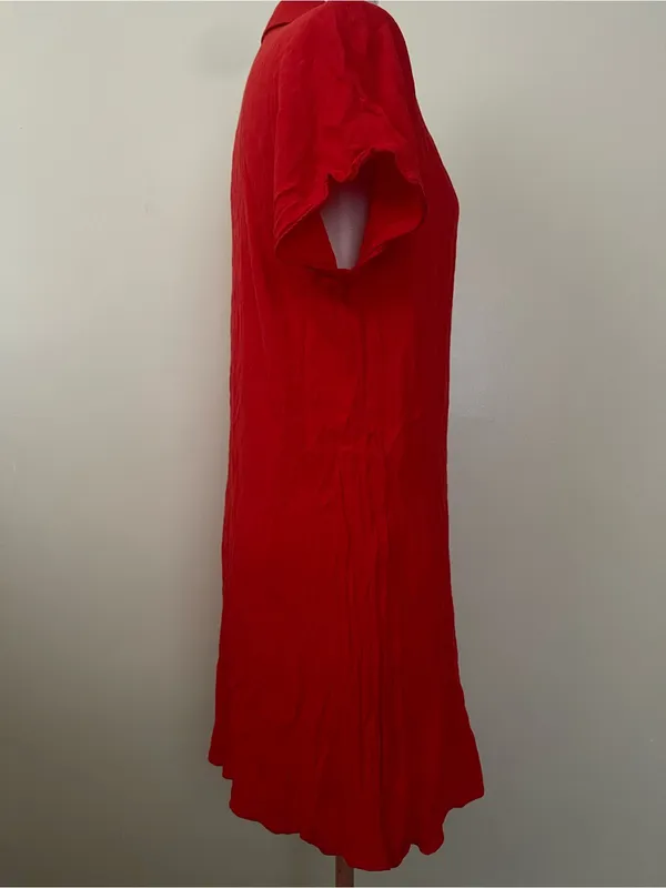 Wilfred Red Lightweight Shirt Dress - Image 2