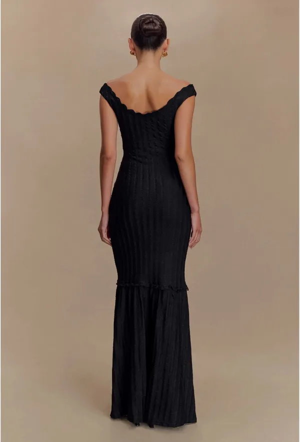 Meshki Dress Maxi Black - Image 2