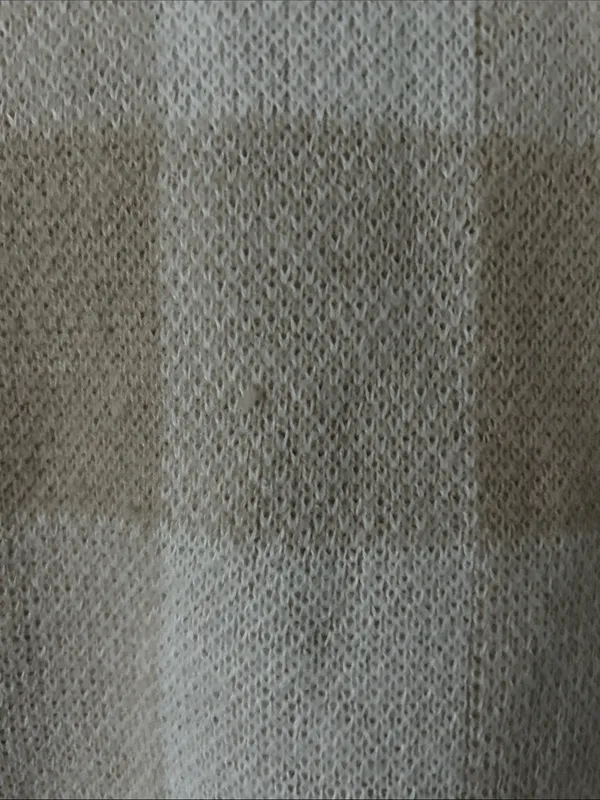 Beige Plaid Women’s Sweater Dress - Image 4