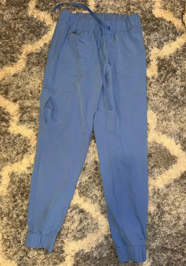 Hanes Ceil Blue Scrub Set Size S - Image 2