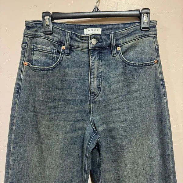 HIGH RISE CUFFED A WIDE LEG JEANS Artemis Vintage 7/27 - Image 4