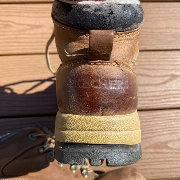 Y2K Skechers Chunky Sherpa Hiking Boots Women’s 8.5 - Image 6