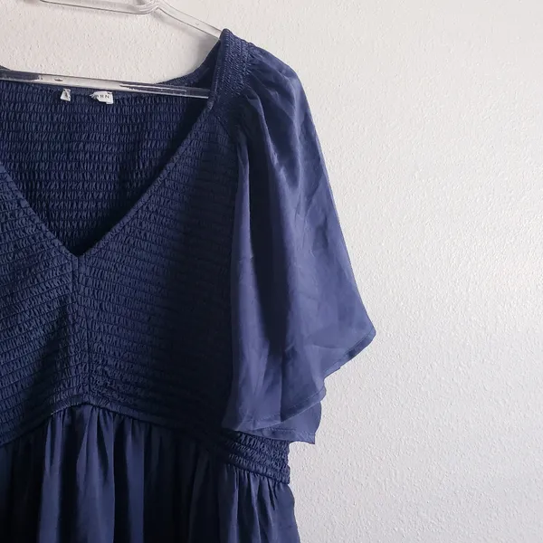 Baltic Born Lovell Smocked Midi Dress Short Sleeve New Without Tags - Image 6