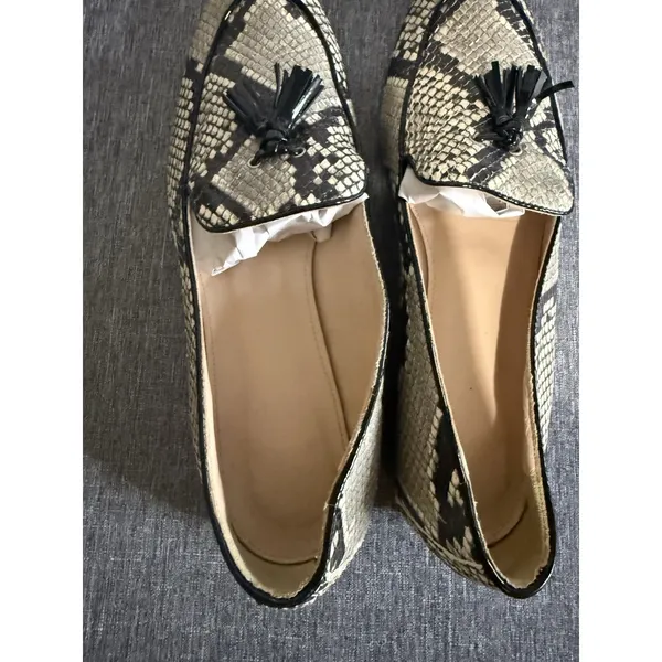 J Crew Womens Charlie Loafer Size 10 Brown Tasseled Slip On Venetian Flat Shoe - Image 6