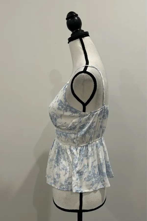 Mi Ami Peplum Tank Top - Image 3