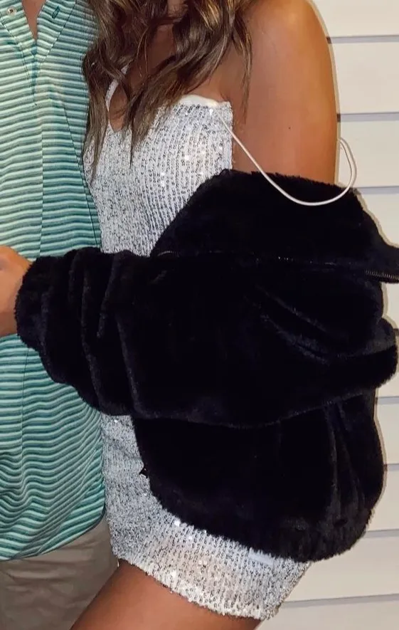 Blanc White Sequin Mini Dress - Image 6