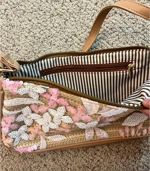 Amazon Floral stripped shoulder bag - Image 2