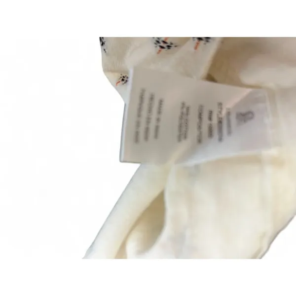 ANTHROPOLOGIE DRA | S | Cream and Embroidery Peasant Dress Puff Shoulder - Image 6
