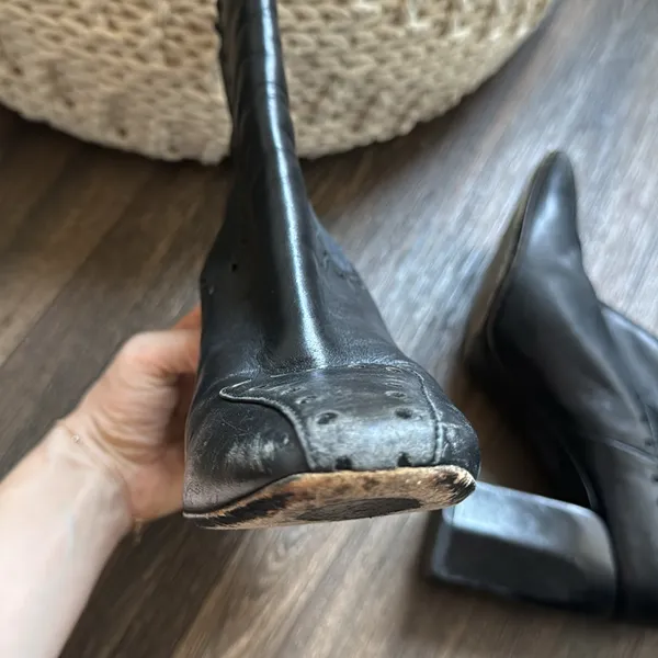 Reda Milan Black Boots Size 7 - Image 8
