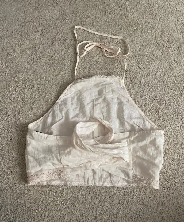 American Eagle Eyelet Halter Top - Image 2
