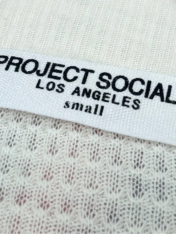 New Project Social T Underground Burnout Thermal V-Neck Long Sleeve - Image 10