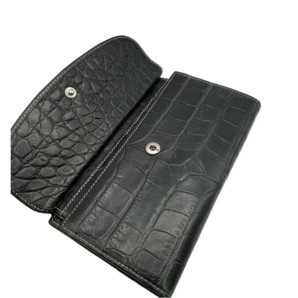 DOONEY & BOURKE Vintage y2k Black Kisslock Wallet - Image 4