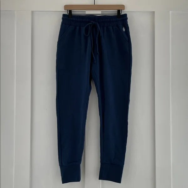 FP Movement by Free People Sunny Skinny Jogger Sweatpants Navy Blue Size M NWT - Image 5