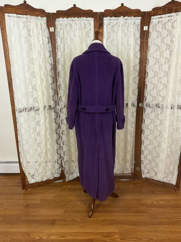 Spectacular Vintage 1980 Neiman Marcus Full Length Alpaca Coat - Image 5