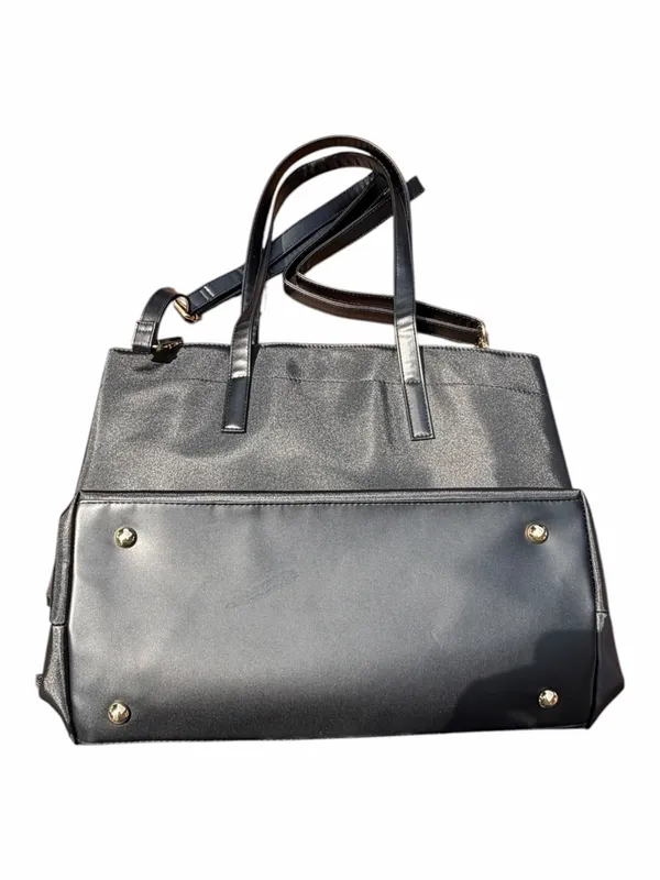 Versace Fragrances Large Tote Bag | Black & Turquoise with Dustbag NWOT - Image 4