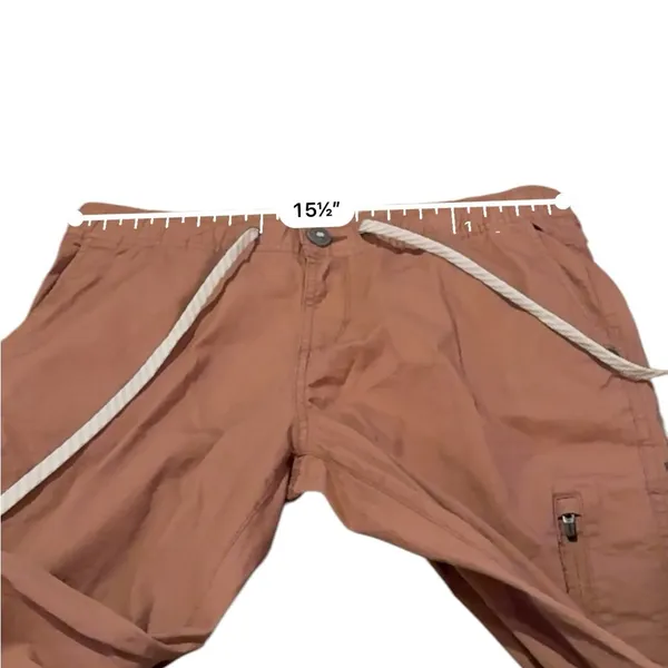 Vuori Ripstop Pant Two Way Organic Stretch Pants in Light Terracotta‎ Sz M - Image 4