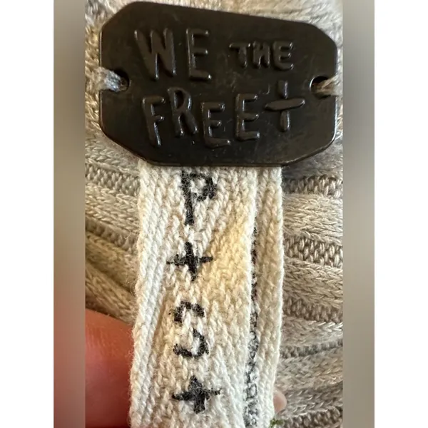 We The Free Grey Mock Neck Sweater Womens Small - Image 10