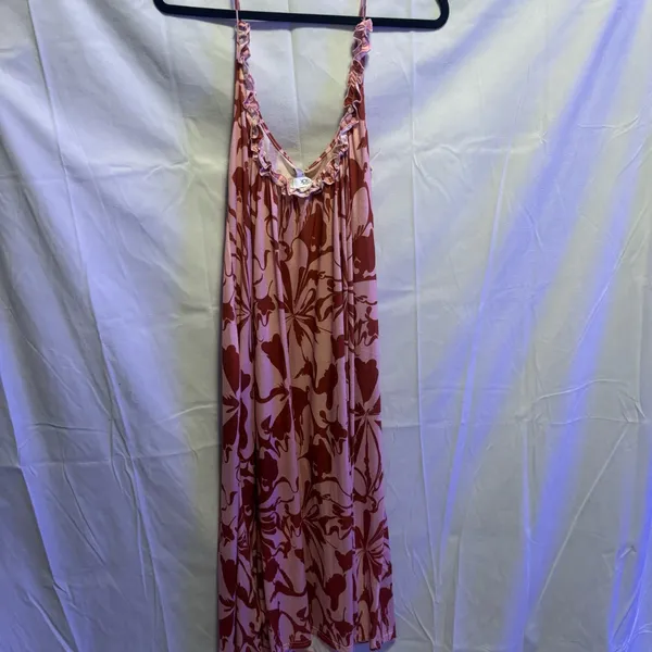 Nordstrom Rack Women’s Medium Pink Zephyr Golden Bloom Maxi Sundress NWT - Image 5