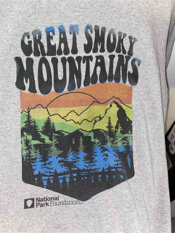 Great Smoky Mountains Graphic Sweatshirt Fall National Park Foundation comfy - Image 4
