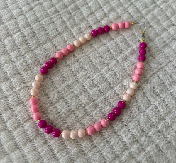Handmade Beaded Necklace - Image 5