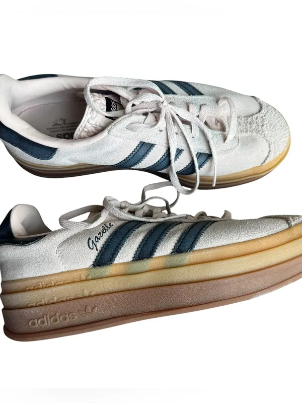 Adidas - Gazelle Bold Platform Sneakers Wonder Quartz Core Black Sz 7 - Image 2