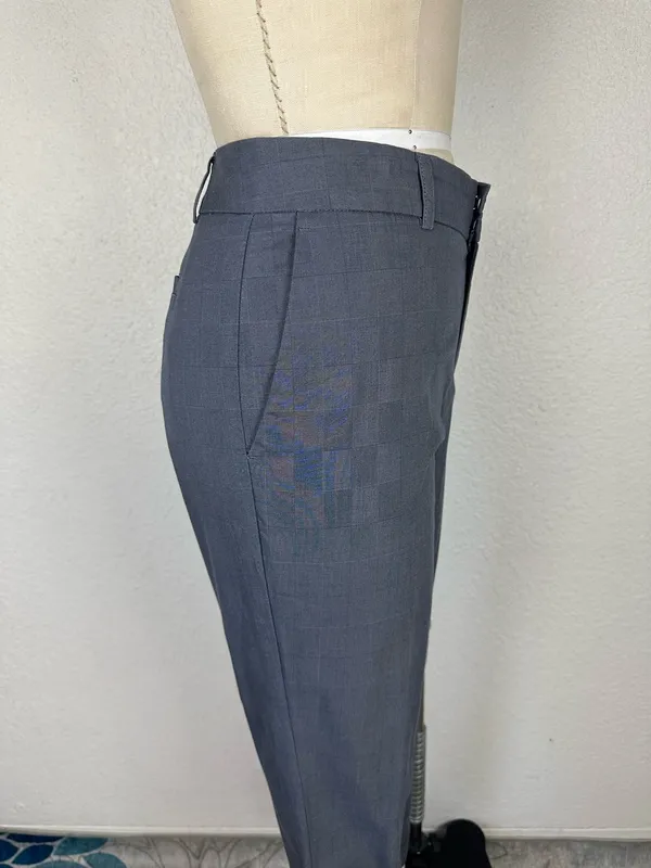 Banana Republic The Martin Fit Women’s Sz 10 Grey Cuffed Ankle Pans Tapered. - Image 5
