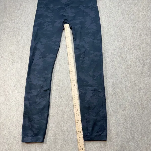 Spanx Look At Me‎ Now Seamless Camo Leggings Black 1X/TG High Waisted Athleisure - Image 6