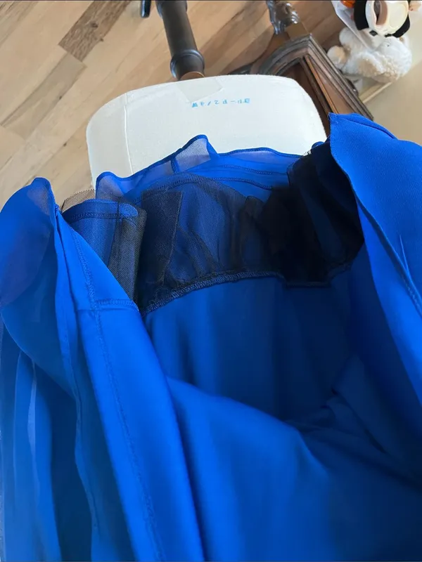 IN San Francisco Sem Formal Royal Blue Mini Skirt - Image 12