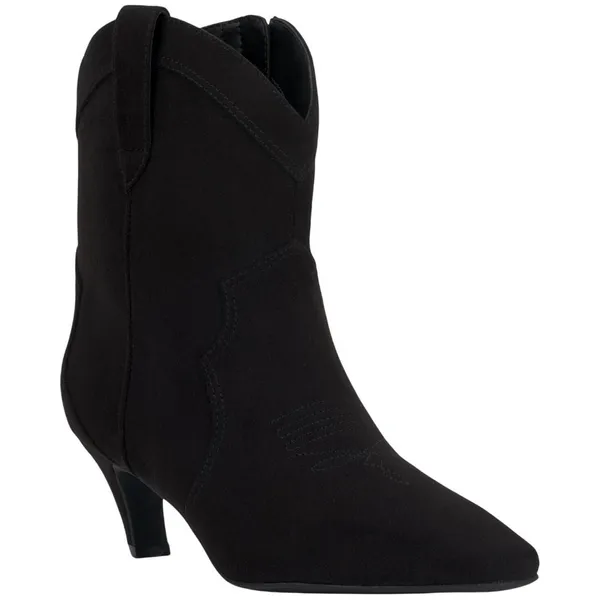 INC International Concepts Womens Secia Western Booties Black Microsuede 10M - Image 8