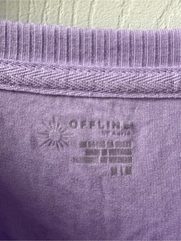 Aerie Weekend Away Ribbed Long Sleeve in Purple - Image 4