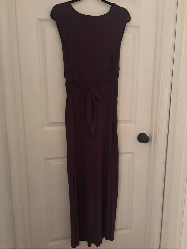 Love Squared Women's Plus Size Knotted Maxi Dress, Size 2X - Image 2