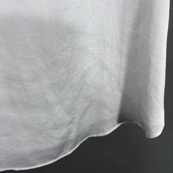 Bar III White Minimalist Silky Feel Tank Top - Women's Size Medium - Spaghetti - Image 3