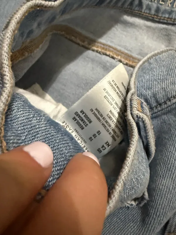 American Eagle Stretch Super High Rise Straight Jean - Image 5