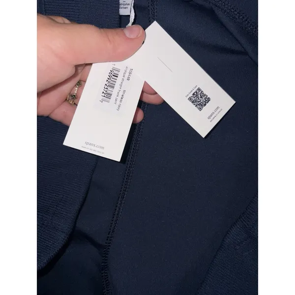 Spanx Air Essentials Track Pants Size 3XL Wide Leg High Waist Navy Blue NWT - Image 6