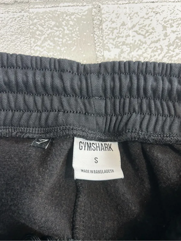 Gymshark Black Athletic Women's Shorts with Logo Size Small - Image 4