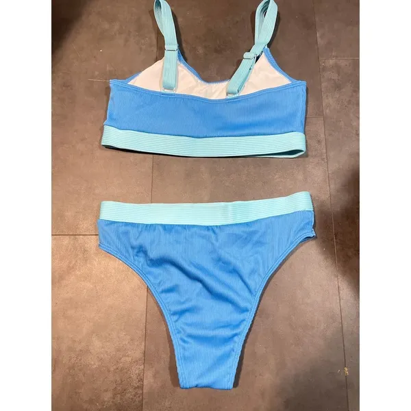Two tone blue, two-piece swimwear size medium‎ A-31 - Image 2