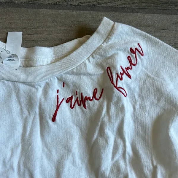 J’aime fulmer embroidered tshirt - Image 2