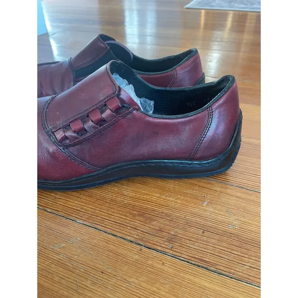 Rieker Antistress Red Leather Elastic Side Women’s Shoes‎ Size EU 39 / US 8.5 - Image 10