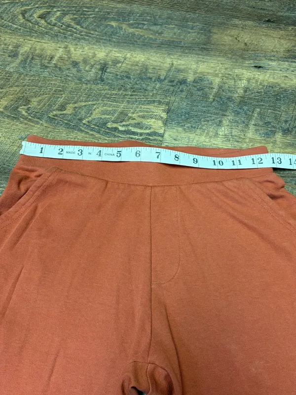 Pact Organic Cotton Joggers Pant Womens XS Orange Pocket Sustainable Lounge Cozy - Image 4