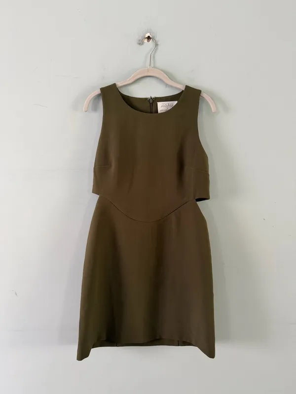 Anthropologie Mare‎ Mare Cut-Out Green Shift Dress - Image 3