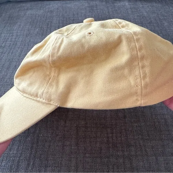 Vintage 90’s Y2K style Yellow Gordon 24 NASCAR racing hat OS adjustable - Image 4