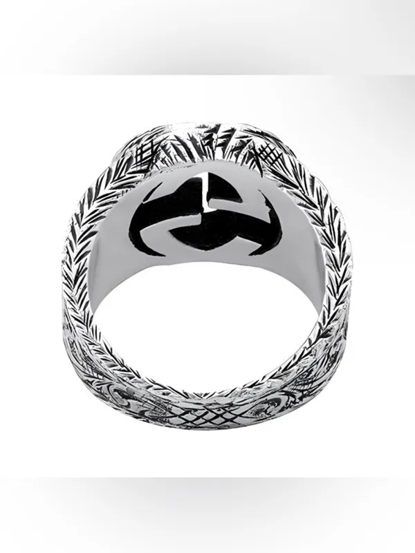 Gucci GG Logo Sterling Silver 925 Ring Unisex 445302 - Image 3