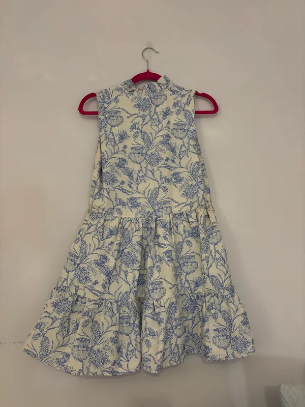 Amanda Uprichard blue floral mini dress - Image 2