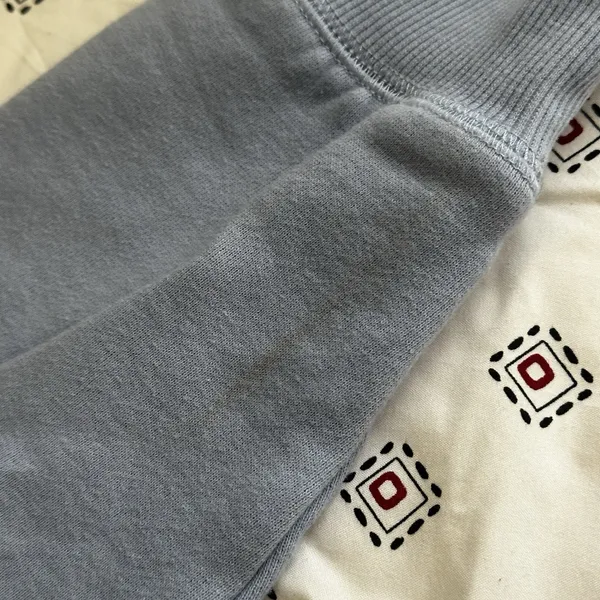 crew clothing company Women's Light Blue Zip-Up Hoodie Sweatshirt pockets string - Image 4