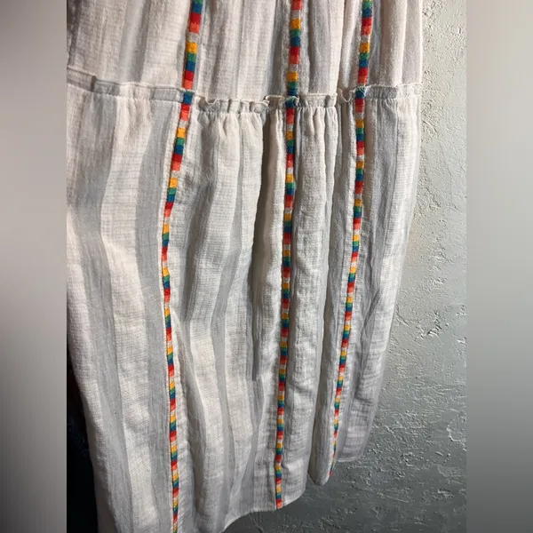 THML Multicolor Embroidered Dress NWOT Summer beach Bohemian resort - Image 3