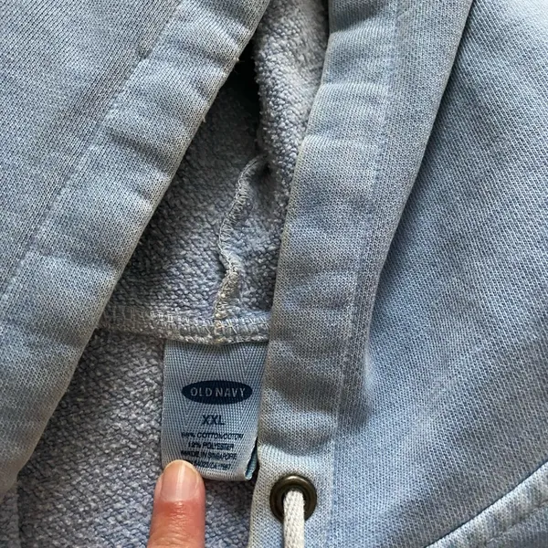 Old Navy Light Blue Pullover Hoodie - Image 6