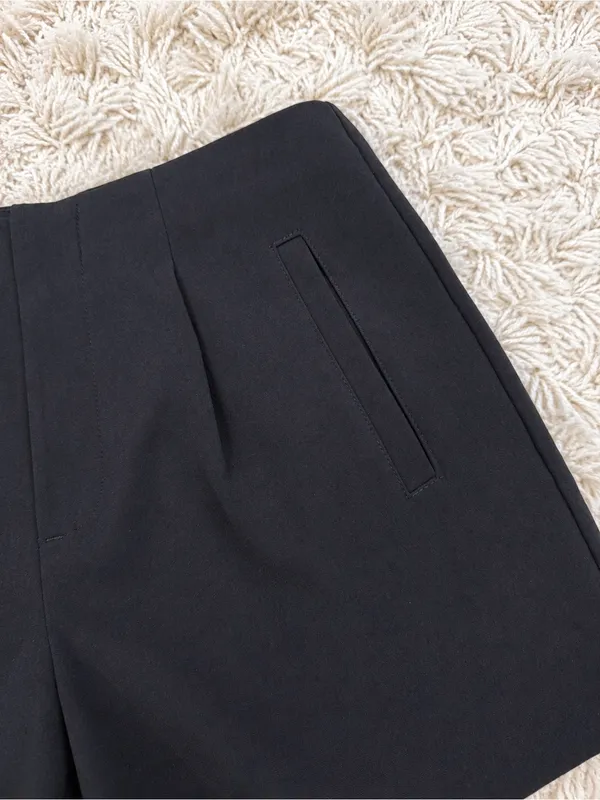 a new day Black High-Waist Tailored Women's Shorts - Image 5