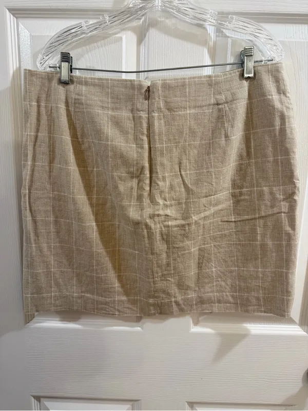 Madewell Plaid Mini Skirt Size 14 - Image 4